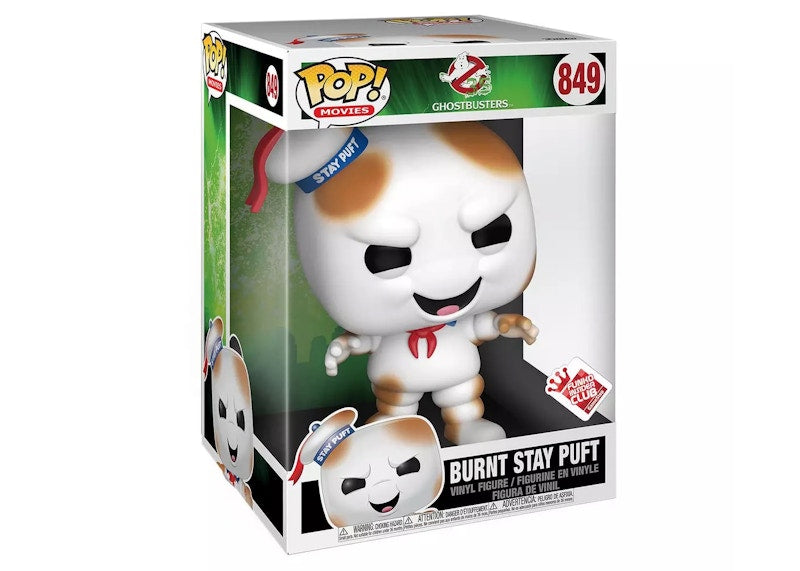 Funko Pop! Movies Ghostbusters Burnt Stay Puft 10 Inch GameStop Funko Insider Club Exclusive Figure #849