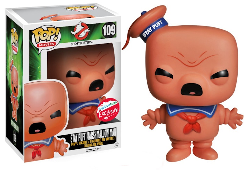 Funko Pop! Movies Ghostbusters Stay Puft Marshmallow Man (Pink Glow) Fugitive Toys Exclusive Figure #109