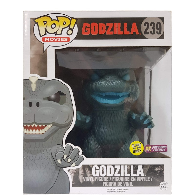 Funko Pop! Movies Godzilla (Glow) PX Previews Exclusive 6 Inch Figure #239