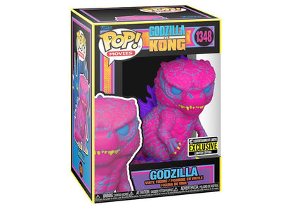 Funko Pop! Movies Godzilla vs. Kong Black Light Godzilla Entertainment Earth Exclusive Figure #1348