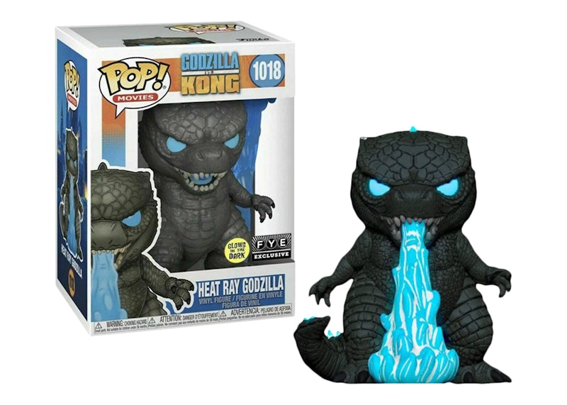 Funko Pop! Movies Godzilla vs Kong Godzilla Heat Ray! (Glow) FYE Exclusive Figure #1018