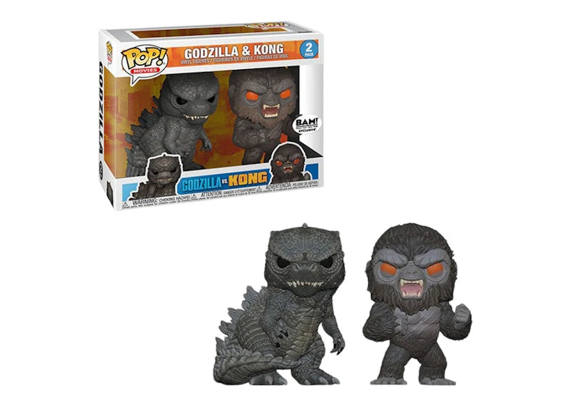 Funko Pop! Movies Godzilla vs Kong Godzilla & Kong BAM Exclusive 2 Pack