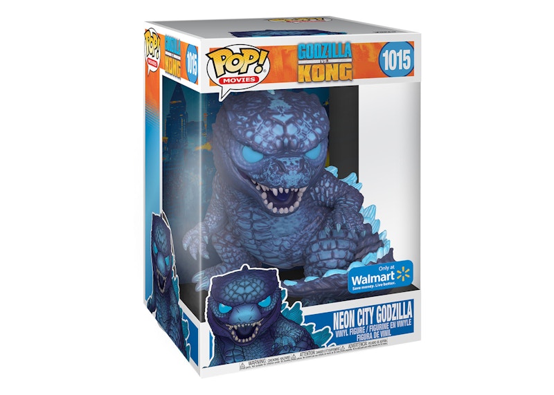 Funko Pop! Movies Godzilla vs. Kong Neon City Godzilla Walmart Exclusive 10 Inch Figure #1015