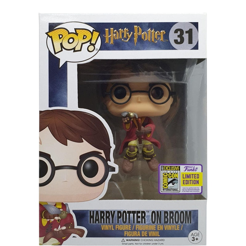 Funko Pop! Movies Harry Potter Harry Potter on Broom SDCC Figure #31