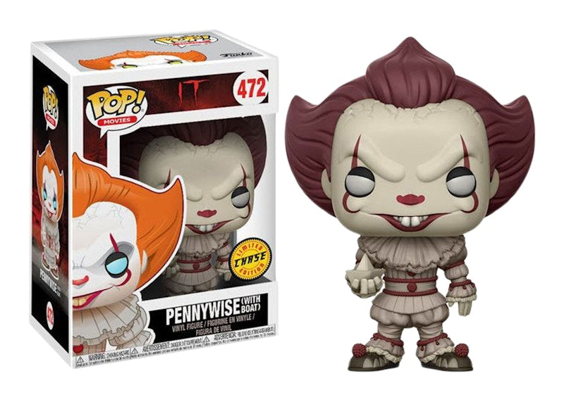 Funko Pop! Movies IT Movie Pennywise (with Boat) Sepia Colored (Chase) Figure #472