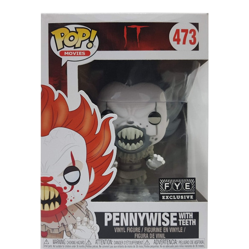 Funko Pop! Movies IT Pennywise with Teeth FYE Exclusive Figure #473