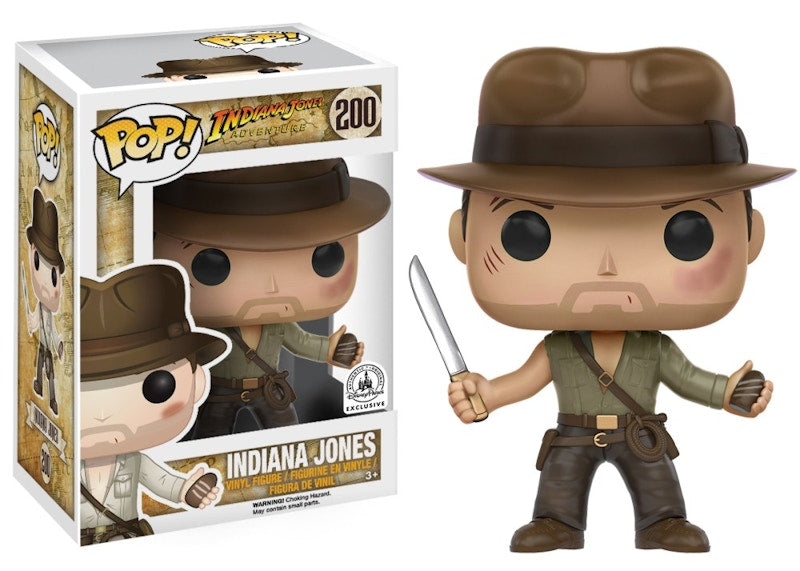 Funko Pop! Movies Indiana Jones (w Machete) Disney Exclusive Figure #200