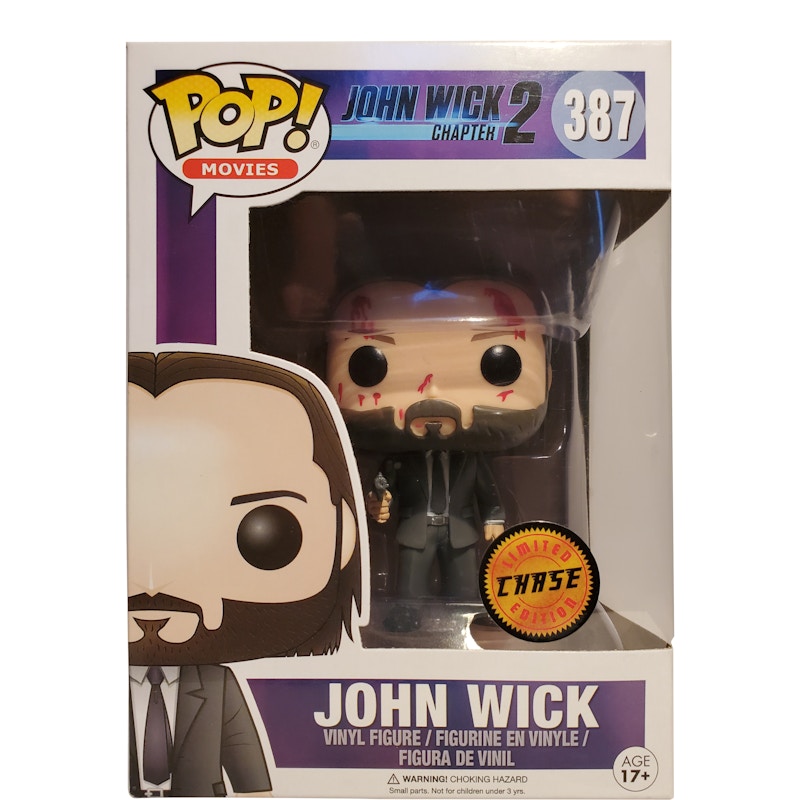 Funko Pop! Movies John Wick 2 John Wick (Bloody) (Chase) Figure #387
