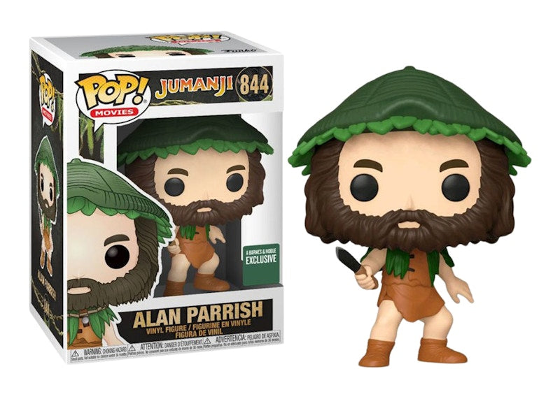 Funko Pop! Movies Jumanji Alan Parrish with Knife Barnes & Noble Exclusive Figure #844