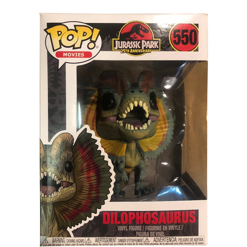 Funko Pop! Movies Jurassic Park 25th Anniversary Dilophosaurus Figure #550