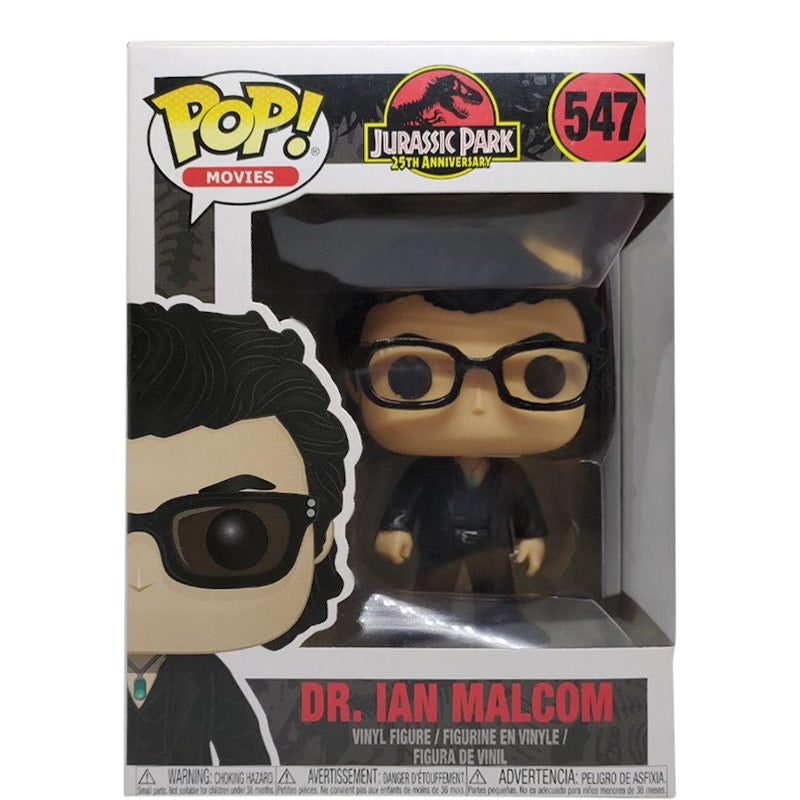 Funko Pop! Movies Jurassic Park 25th Anniversary Dr. Ian Malcom Figure #547