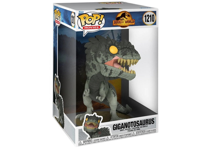 Funko Pop! Movies Jurassic World Dominion Giganotosaurus 10 Inch Figure #1210