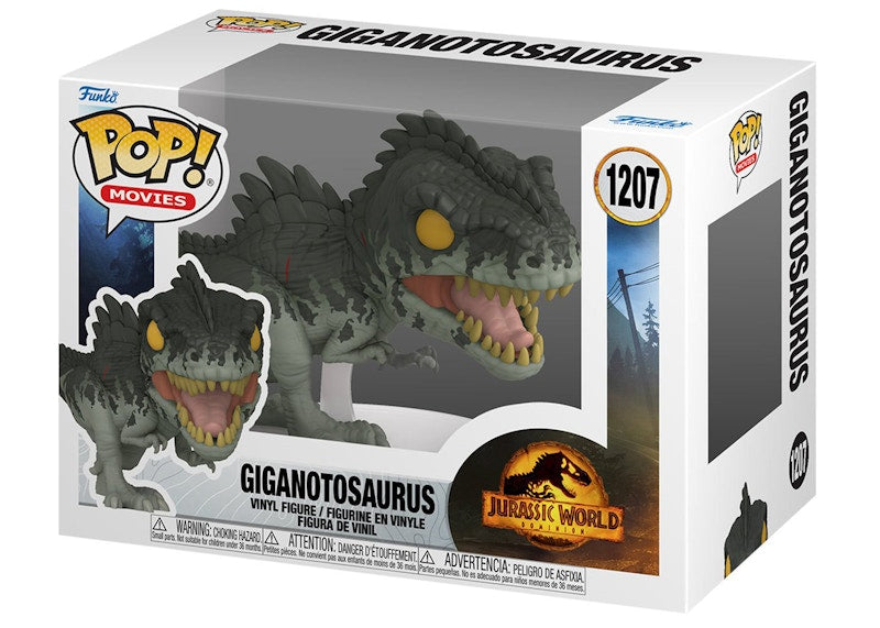 Funko Pop! Movies Jurassic World Dominion Giganotosaurus Figure #1207