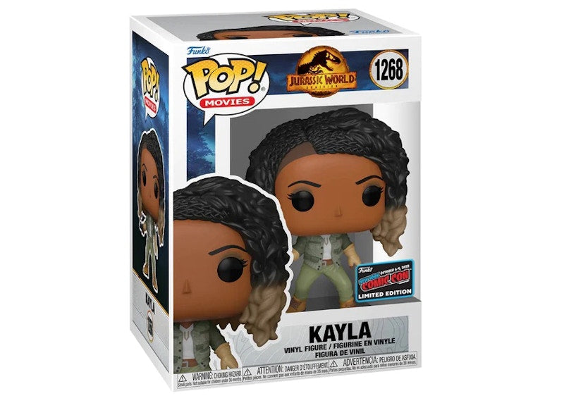 Funko Pop! Movies Jurassic World Dominion Kayla 2022 NYCC Exclusive Figure #1268