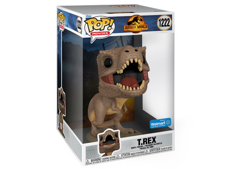 Funko Pop! Movies Jurassic World Dominion T.Rex 10 Inch Walmart Exclusive Figure #1222