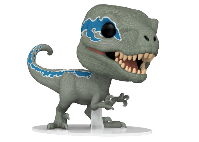 Funko Pop! Movies Jurassic World Dominion Velociraptor (Blue) Funko Shop Exclusive Figure #1220