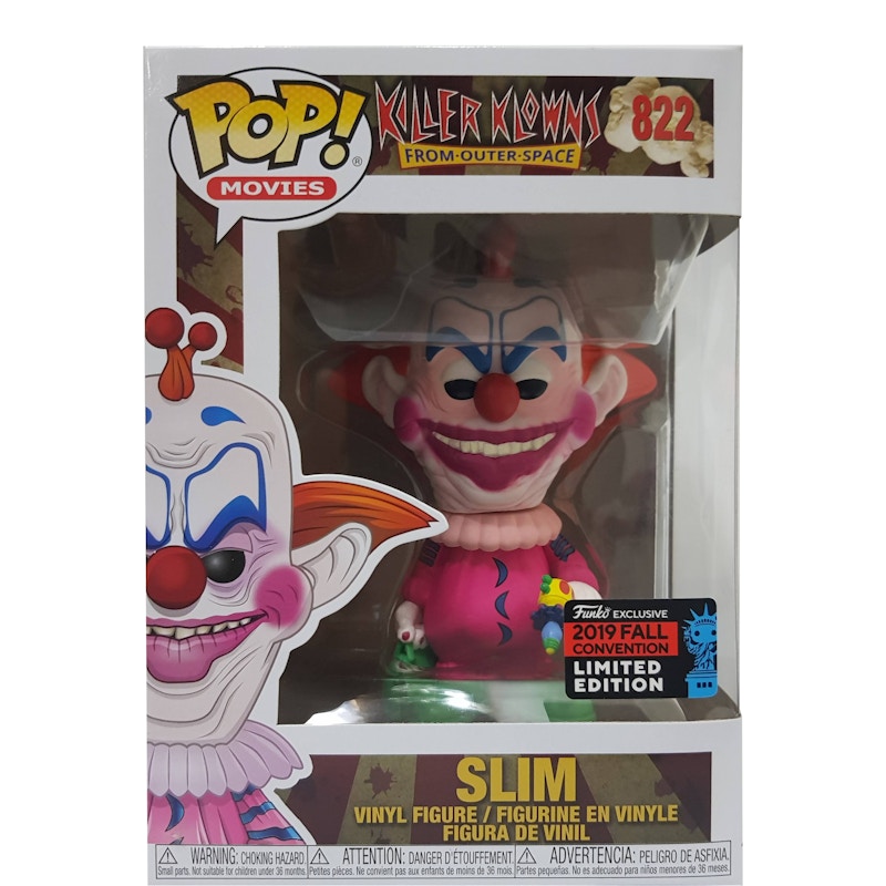 Funko Pop! Movies Killer Klowns From Outer Space Slim Fall Convention Exclusive Figure #822
