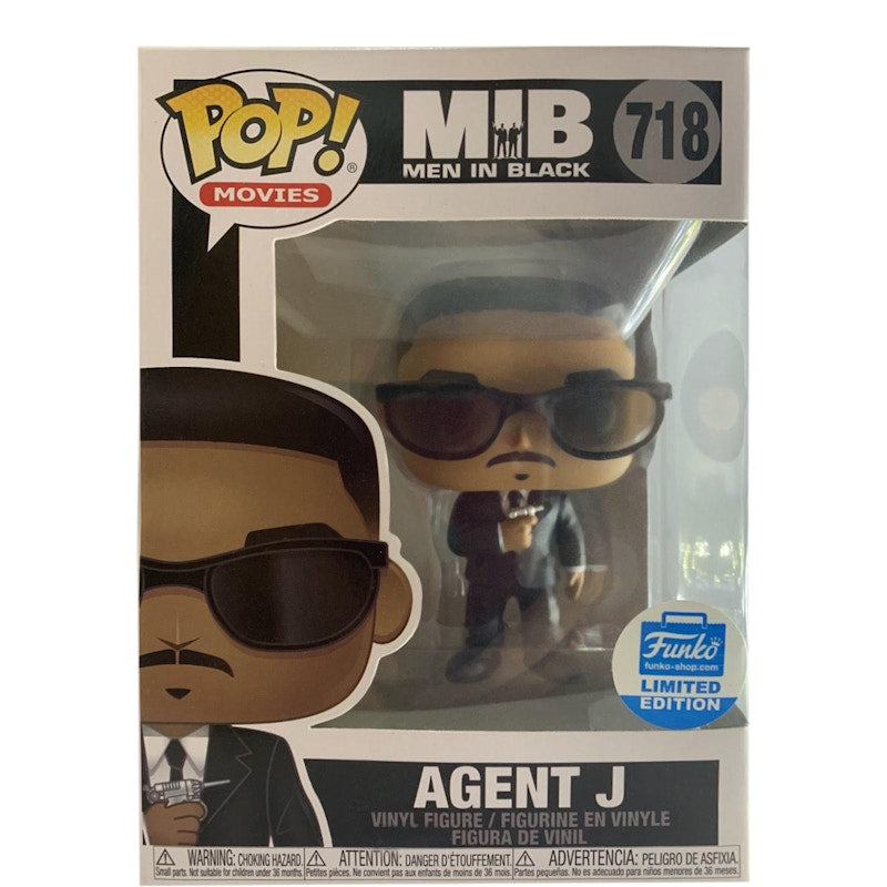 Funko Pop! Movies Men in Black Agent J Funko Shop Edition Figure #718
