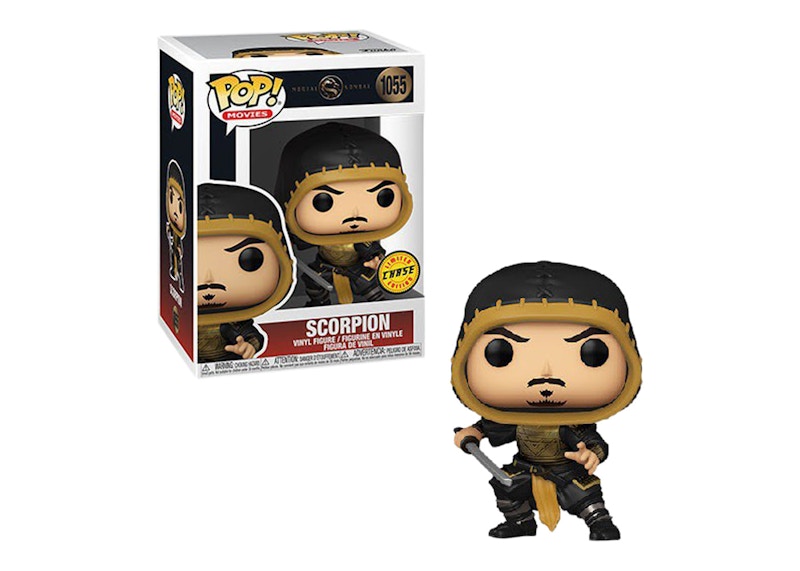 Funko Pop! Movies Mortal Kombat Scorpion Unmasked (Chase) Figure #1055