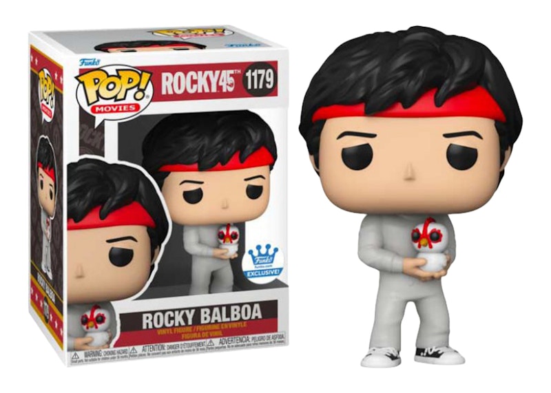 Funko Pop! Movies Rocky 45 Rocky Balboa with Chicken Funko Shop Exclusive Figure #1179