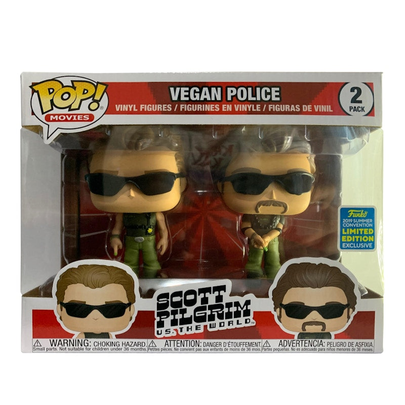 Funko Pop! Movies Scott Pilgrim vs The World Vegan Police Summer Convention 2 Pack