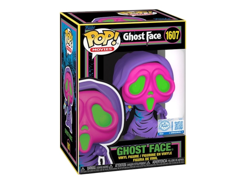 Funko Pop! Movies Scream Ghost Face (Black Light) Funko Exclusive #1607