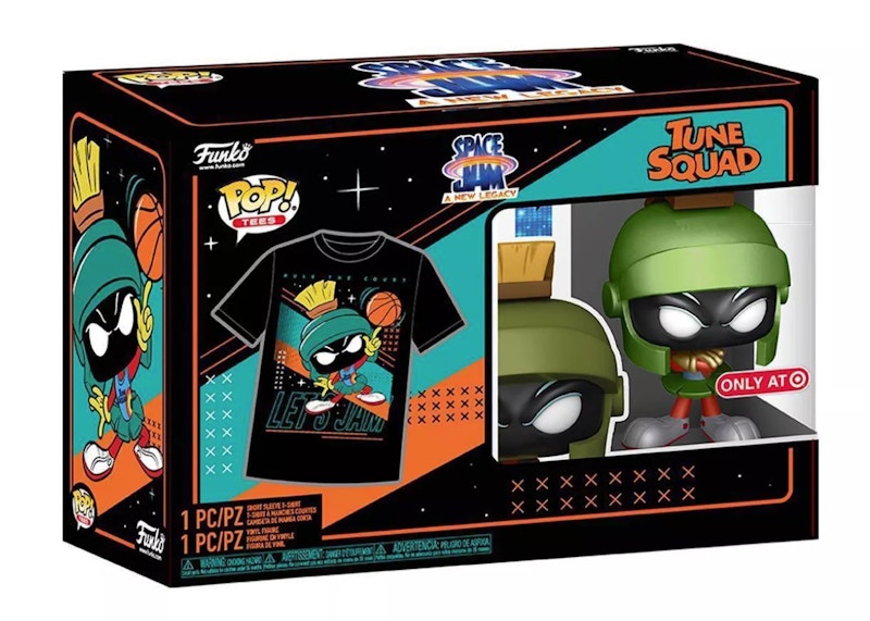 Funko Pop! Movies Space Jam A New Legacy Marvin The Martian And Tee Target Exclusive Collectors Bundle
