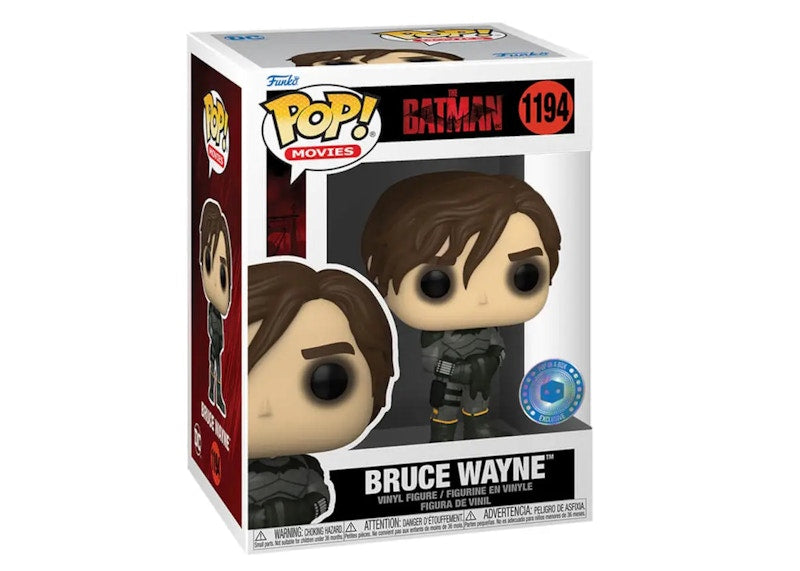 Funko Pop! Movies The Batman Bruce Wayne Pop In A Box Exclusive Figure #1194