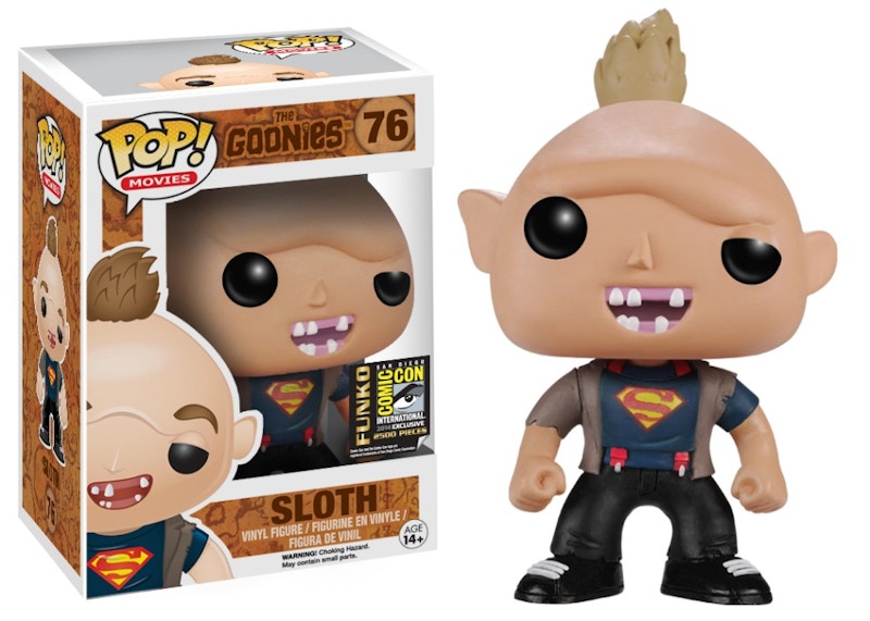 Funko Pop! Movies The Goonies Sloth (Superman shirt) SDCC Figure #76