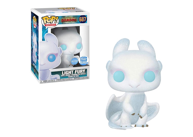 Funko Pop! Movies The Hidden World Light Fury Glitter Funko Shop Exclusive Figure #687