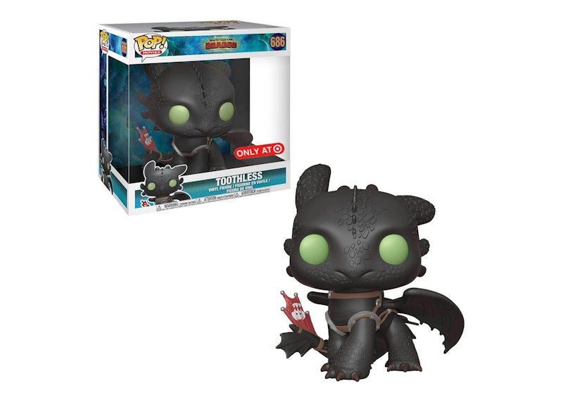 Funko Pop! Movies The Hidden World Toothless Target Exclusive 10 Inch Figure #686