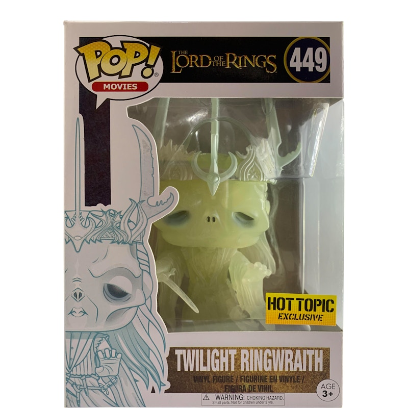 Funko Pop! Movies The Lord of the Rings Twilight Ringwraith (Glow) Hot Top Exclusive Figure #449