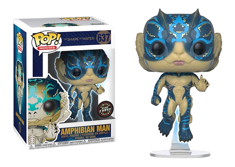Funko Pop! Movies The Shape Of Water Amphibian Man (Glow Chase) Figure #634