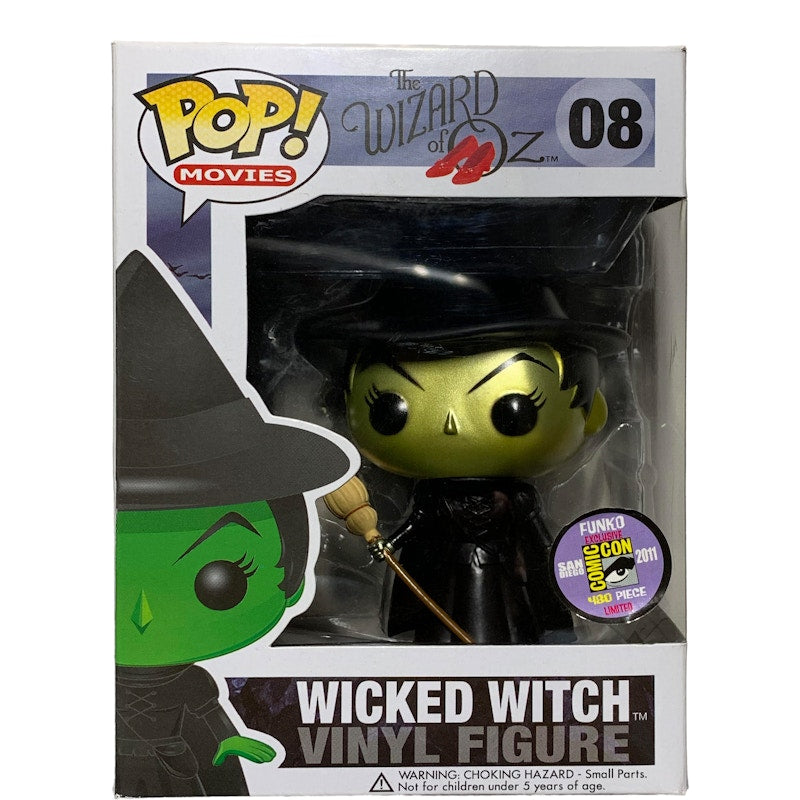 Funko Pop! Movies The Wizard Of Oz Wicked Witch (Metallic) SDCC Figure #08