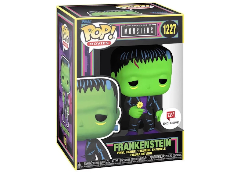 Funko Pop! Movies Universal Studios Monsters Blacklight Frankenstein Walgreens Exclusive Figure #1227