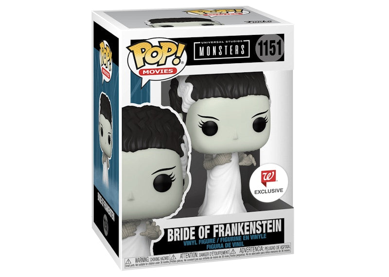 Funko Pop! Movies Universal Studios Monsters The Bride Of Frankenstein Walgreens Exclusive Figure #1151