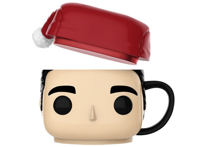 Funko Pop! Mug & Pin The Office Michael Scott as Fancy Santa Walmart Exclusive Set