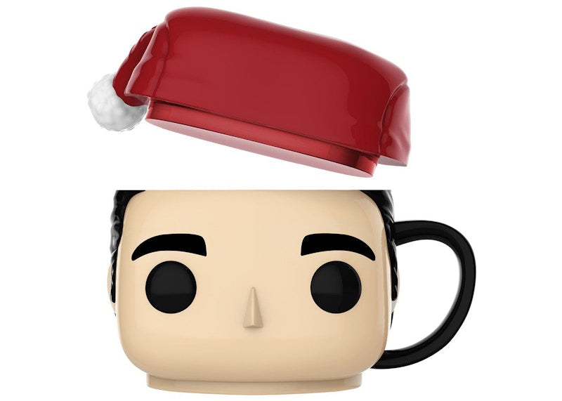 Funko Pop! Mug & Pin The Office Michael Scott as Fancy Santa Walmart Exclusive Set