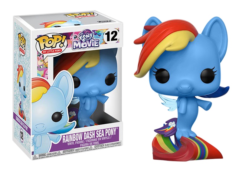 Funko Pop! My Little Pony The Movie Rainbow Dash Sea Pony Figure #12