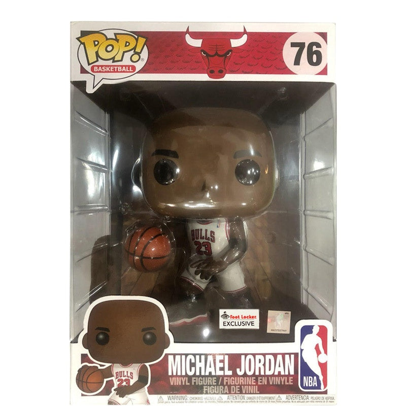 Funko Pop! NBA Michael Jordan (White Jersey) Footlocker Exclusive 10 inch Figure #76