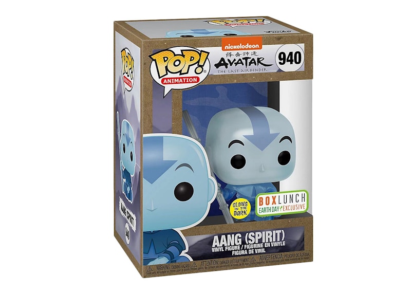 Funko Pop! Nickelodeon Avatar The Last Airbender Aang (Spirit) Glow BoxLunch Exclusive Figure #940