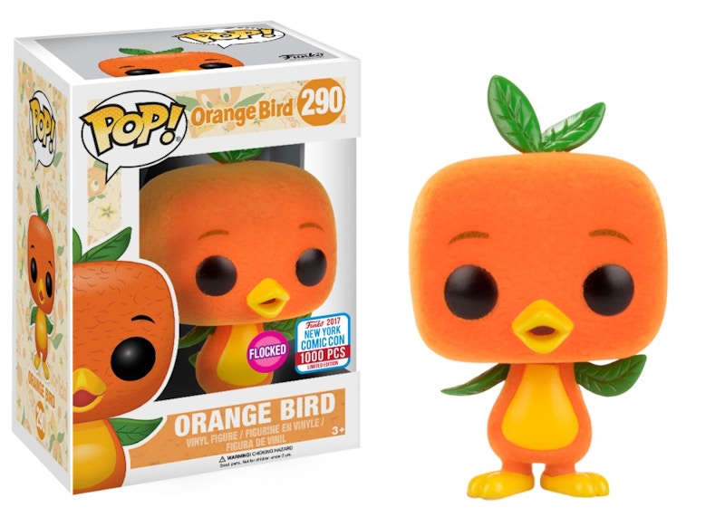 Funko Pop! Orange Bird (Flocked) NYCC Figure #290