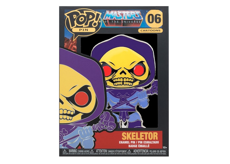 Funko Pop! Pin Masters of the Universe Skeletor (Red Glow in the Dark Eyes) Pin #06