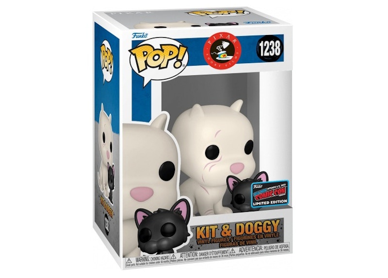 Funko Pop! Pixar Kitbull Kit & Doggy 2022 NYCC Exclusive Figure #1238