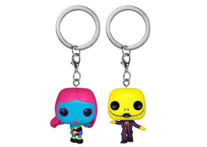 Funko Pop! Pocket Keychain Disney Sally & Jack Hot Topic Exclusive 2-Pack