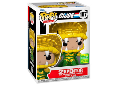 Funko Pop! Retro Toys G.I. Joe Serpentor 2022 Summer Convention Exclusive Figure #107
