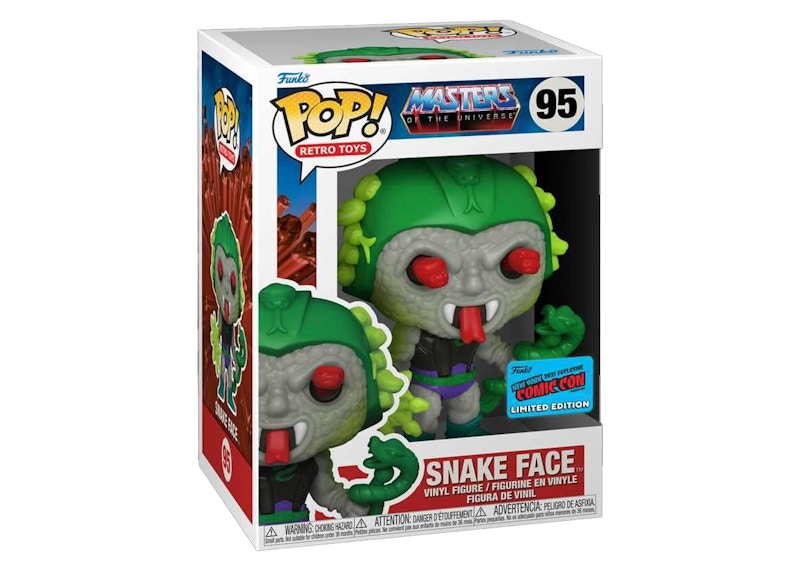 Funko Pop! Retro Toys Masters Of The Universe Snake Face 2021 NYCC Exclusive Figure #95