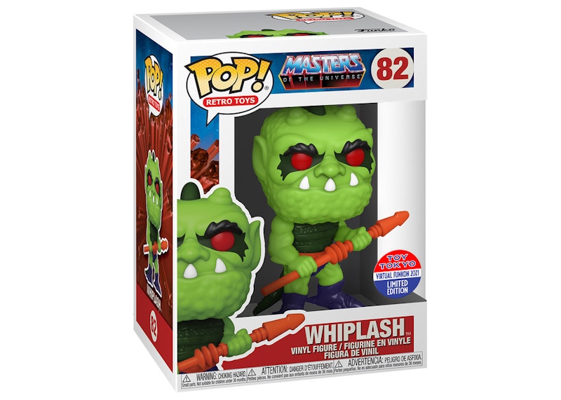 Funko Pop! Retro Toys Masters Of The Universe Whiplash Toy Tokyo Virtual Funkon 2021 Exclusive Figure #82