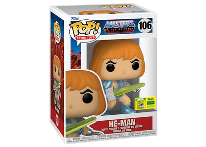 Funko Pop! Retro Toys Masters of the Universe He-Man 2022 SDCC Exclusive Figure #106