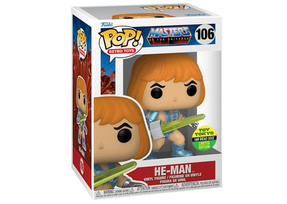 Funko Pop! Retro Toys Masters of the Universe He-Man Toy Tokyo 2022 SDCC Exclusive Figure #106